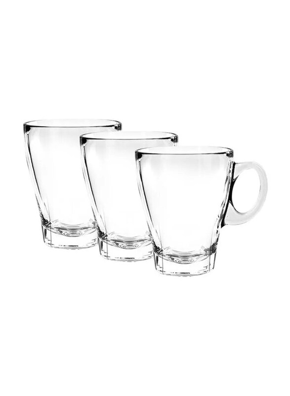 

Ocean 3-Piece 355ml Coffee Americano Mug Set, P0244003, Clear