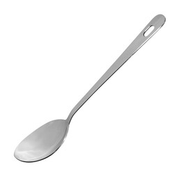 RAJ STAINLESS STEEL SOBER BASTING SPOON 12",SILVER,SC0018, Cooking Spoon, Serving Spoon, Stirring Soup Spoon