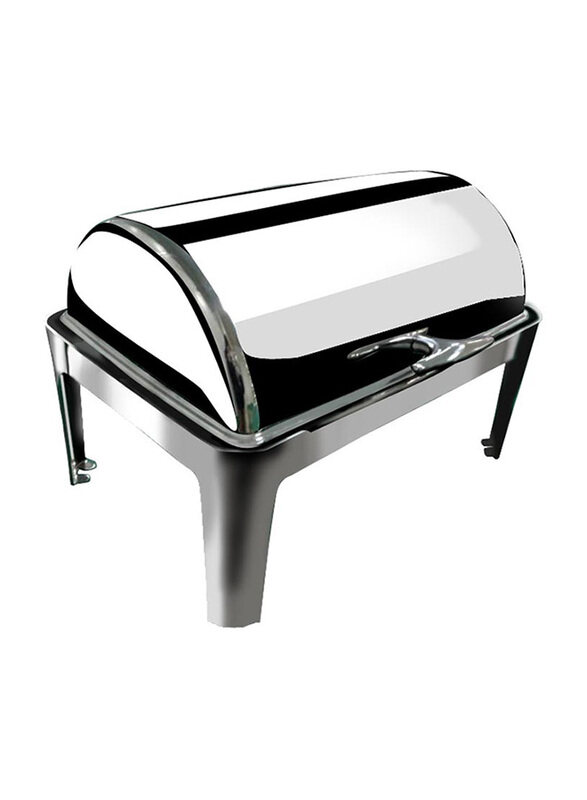 

Chefset 9 Ltr Roll Top Rectangle Chafing Dish, HR4562, 62x46x44 cm, Silver
