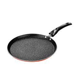 RK NON STICK CREPE PAN, GRANITE COATING PAN,Suitable for Dosa, Crepes, Roti, Omellete,Paratha, Pancakes,PFOA FREE,RED,25 CM
