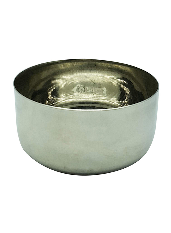 Raj 4.5 Steel Sada Vatti Serving Bowl, SV004.5, 6.5x3.5 cm, Silver