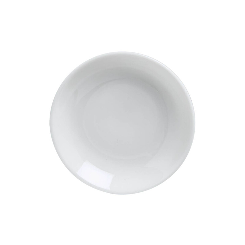 BARALEE SIMPLE PLUS WHITE SMALL DISH, 091501A, 8.5 CM (3 3/8")