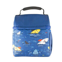 THERMOS STANDARD POP TOP REUSABLE LUNCH BAG SHARKS, N112268, INSULATED TRAVEL BAG, LUNCH INSULATED TRAVEL BAG, INSULATED INSULATED TRAVEL BAG