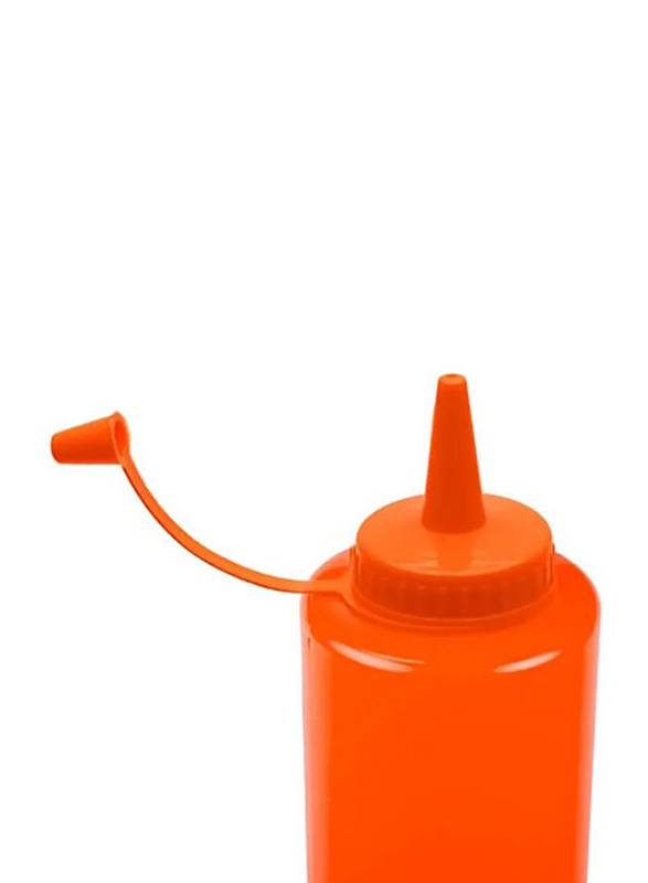 Chefset 12oz Plastic Squeezer Dispenser, Red