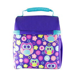 THERMOS STANDARD POP TOP REUSABLE LUNCH BAG  OWLS, N112301, BAGS, REUSABLE LUNCH BAGS, INSULATED BAGS