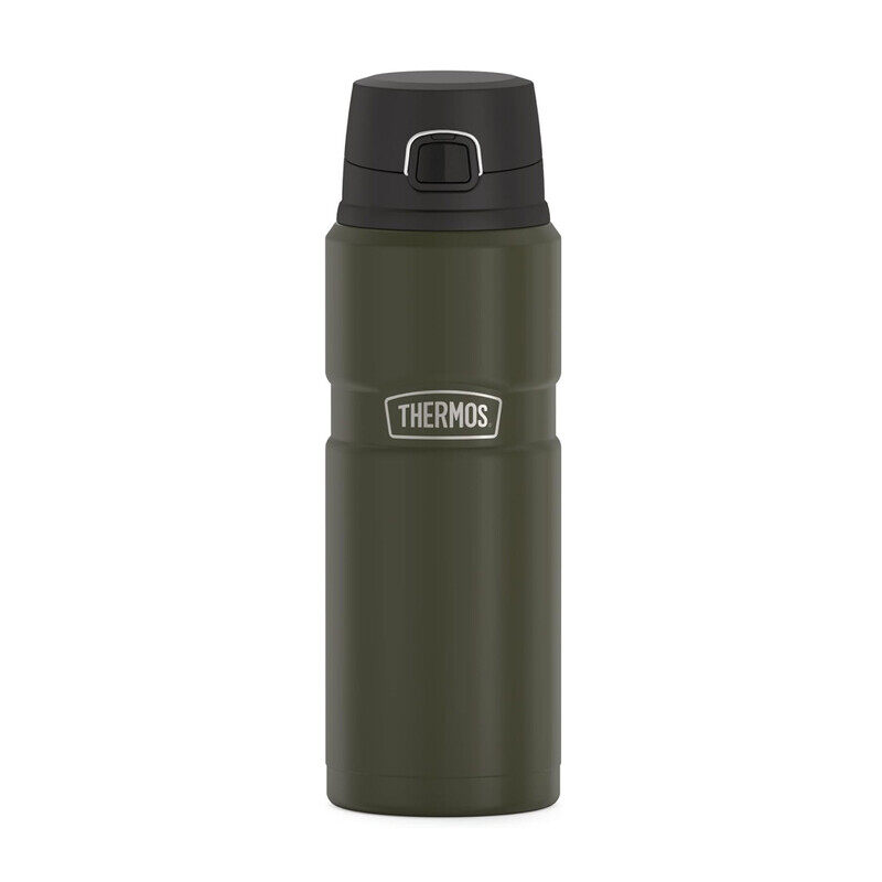 

THERMOS STAINLESS STEEL VACUUM INSULATED ARMY GREEN BOTTLE 710ML, SK4000AG, BOTTLE, VACUUM FLASK, THERMAL BOTTLE