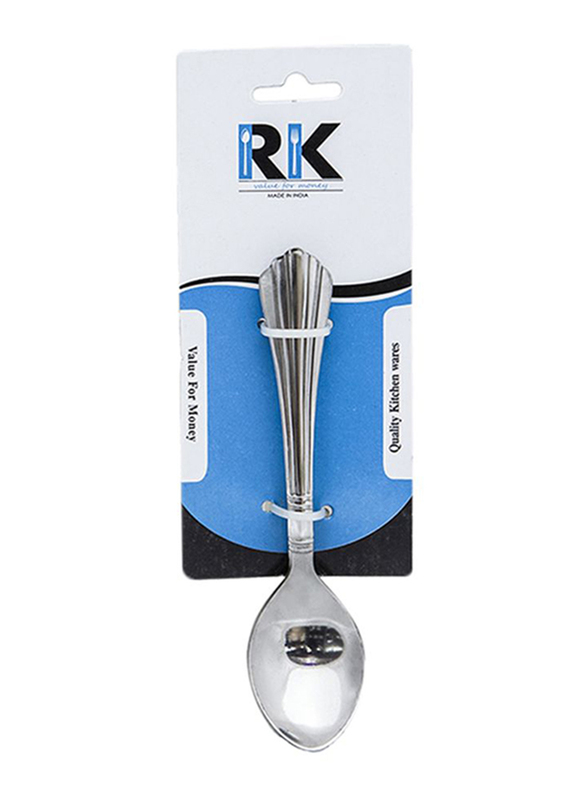 Raj 6-Piece Stainless Steel Onida Tea Spoon Set, RK0036, Silver
