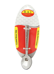 Raj 6-Piece Stainless Steel Hammered Tea Spoon Set, RHTS06, Silver