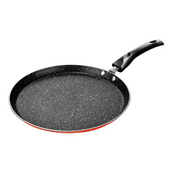 RK NON STICK CREPE PAN, GRANITE COATING PAN,Suitable for Dosa, Crepes, Roti, Omellete,Paratha, Pancakes ,PFOA FREE,RED,28 CM