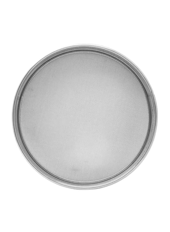 Raj 22cm Stainless Steel Round Flour Strainer, Silver