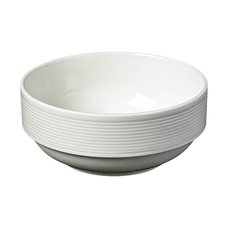 BARALEE WISH WHITE STACKABLE BOWL, 092513A, 12 CM (4 3/4")