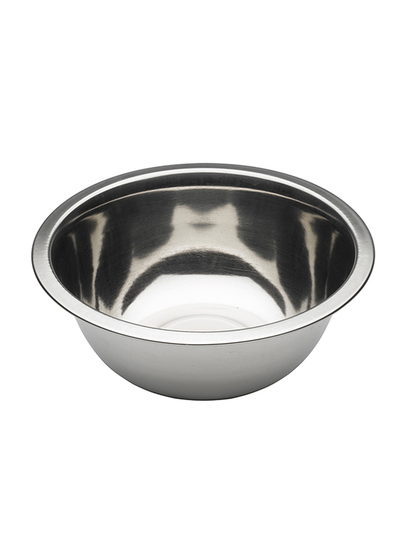 Raj 40cm Stainless Steel Silver Touch Mixing Bowl, MBS040, 40x14 cm, Silver