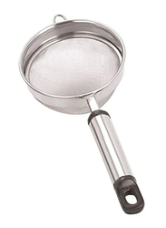 Raj 8.5cm Pipe Handle Tea Strainer, Silver