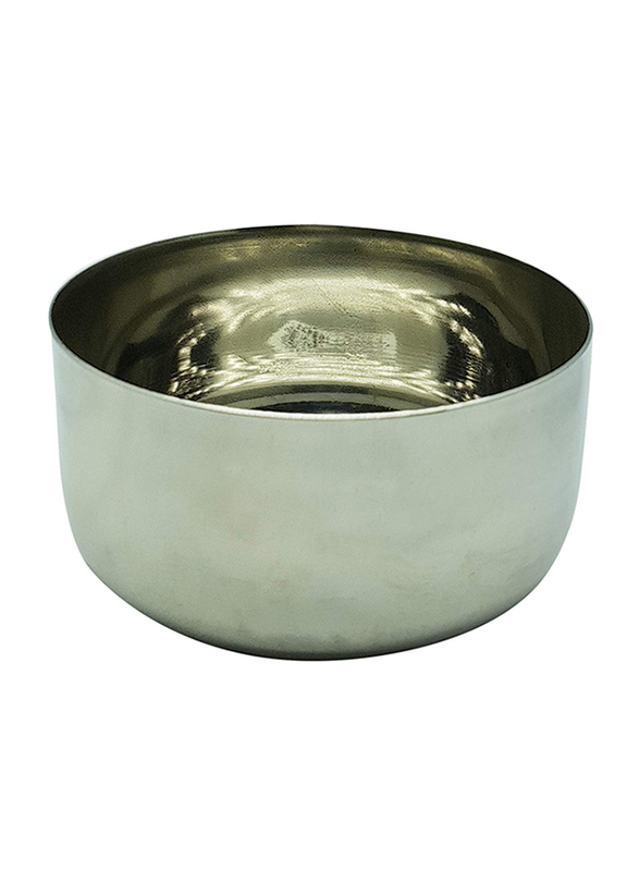Raj 4 Steel Sada Vatti Serving Bowl, SV0004, 6x3 cm, Silver