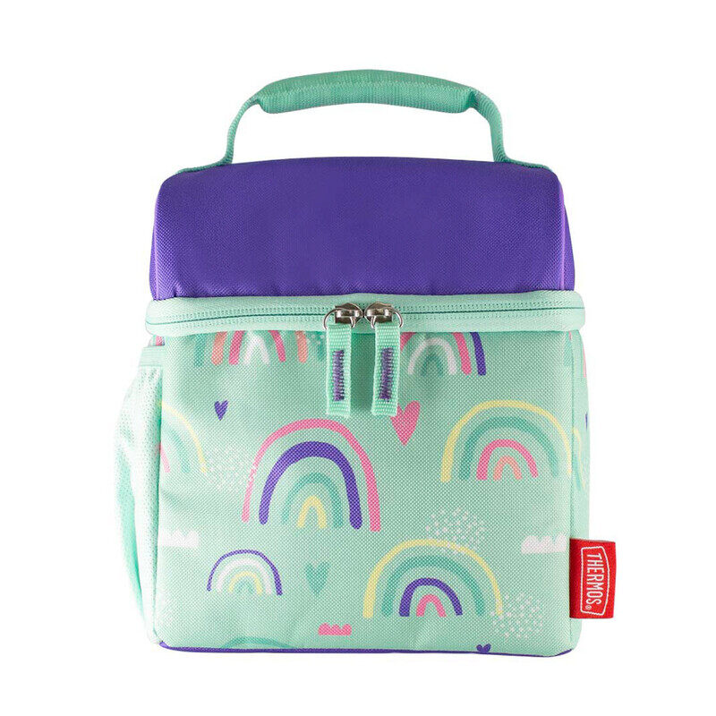 THERMOS STANDARD POP TOP REUSABLE LUNCH BAG  RAINBOWS, N112252, INSULATED TRAVEL BAG, LUNCH INSULATED TRAVEL BAG, INSULATED INSULATED TRAVEL BAG