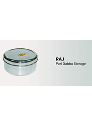 Raj Food Container, Silver
