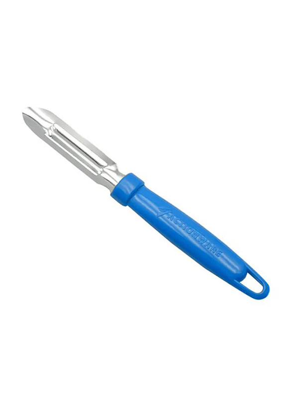 Action Steel Vegetable Peeler, Blue/Silver