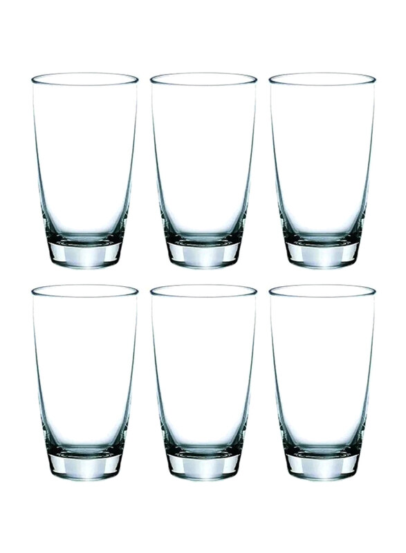 

Ocean 465ml 6-Piece Tiara Long Beverage Glass Set, B12016, Clear