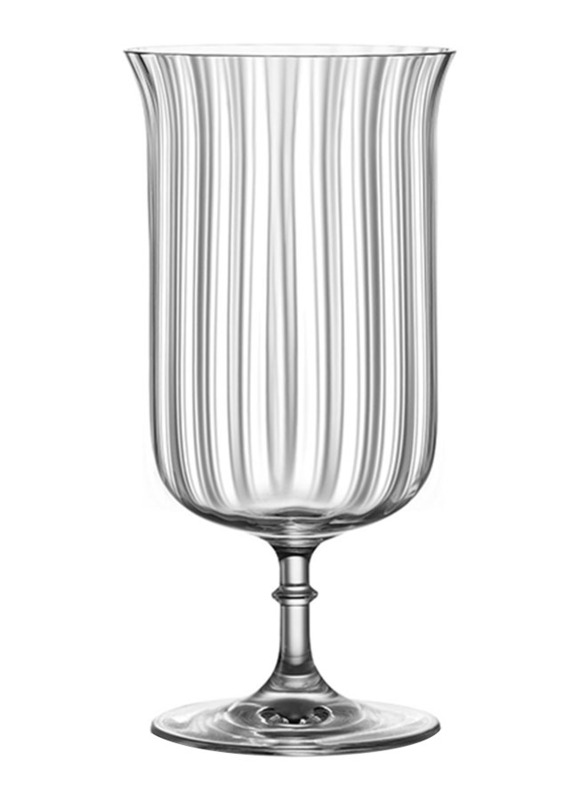 Lucaris 340ml 6-Piece Set Rims Orient Deco Glass, LS13DC12, Clear
