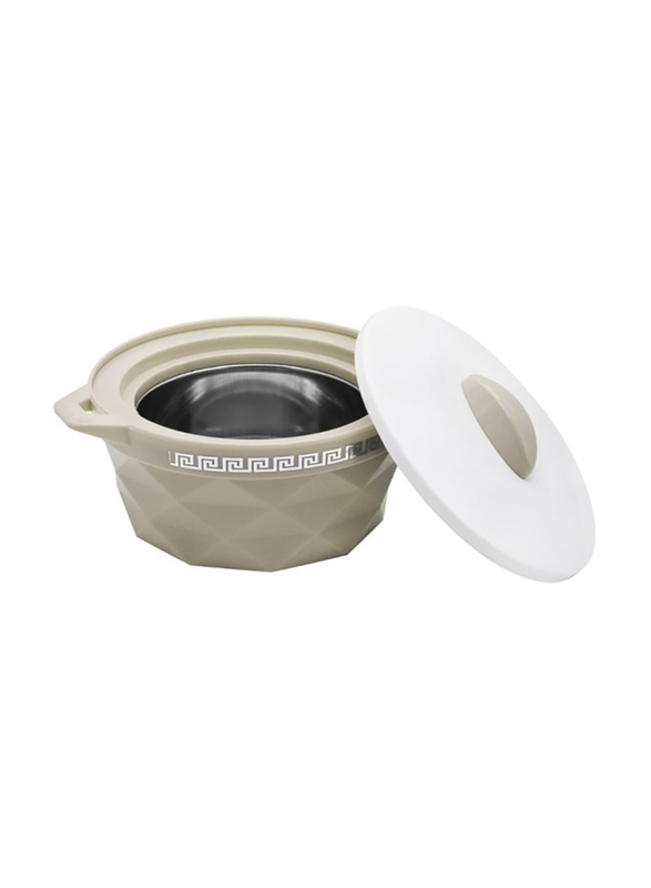 Selvel 1500ml Diamond Casserole, PHPD1.5-BE, Beige