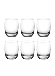 Ocean 320ml 6-Piece Iris Rock Glass Shots Glass Set, C13011, Clear