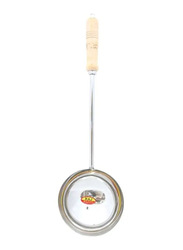Raj Stainless Steel Ladle Spoon, 46 x 8cm, Silver/Beige