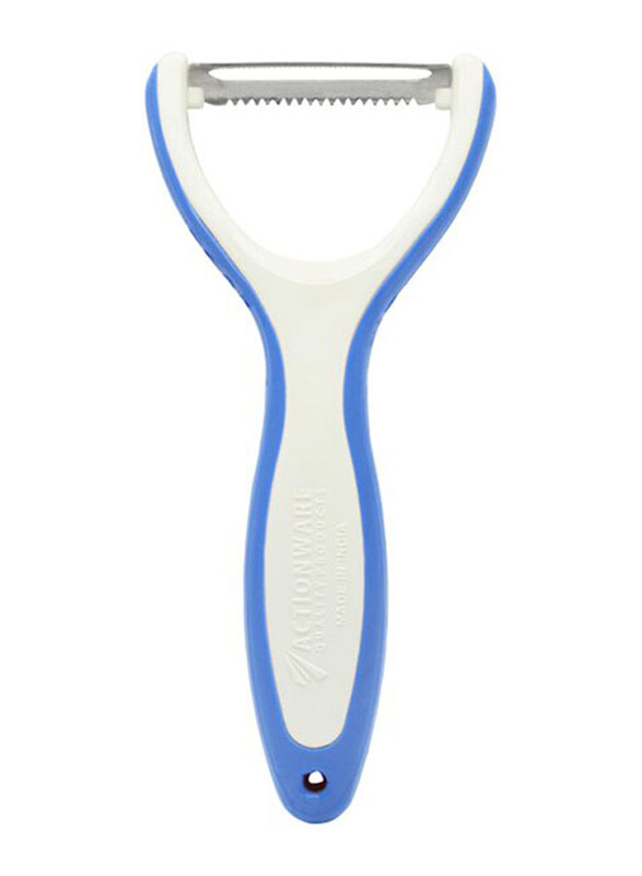 

Action Plastic Movable Vegetable Peeler, Blue/White