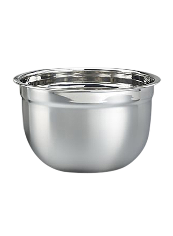 Raj 30cm Steel German Mixing Bowl, SGMB30, 30x15 cm, Silver