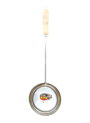 Raj 56.5cm Stainless Steel Ladle Spoon, 56.5 x 17cm, Silver/Beige
