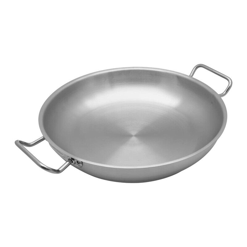 

CHEFSET STEEL FRY PAN WITH SIDE HANDLE 30CM