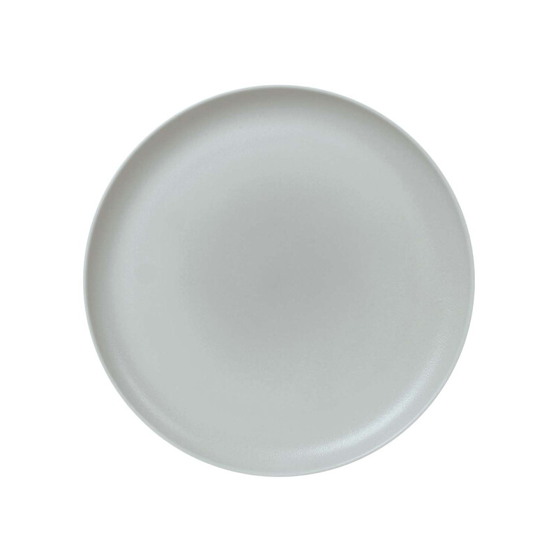 BARALEE LIGHT GREY COUPE PLATE 26 CM (10 1/4")