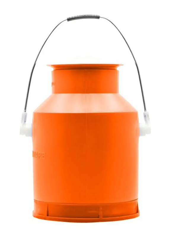 Action Light Weight Milk Storage Can, 15 Litres, Orange/Silver