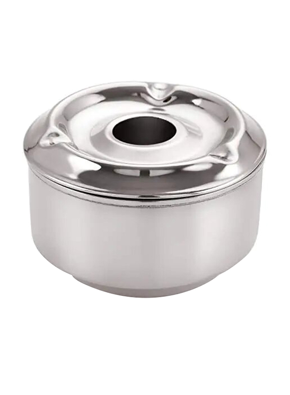 Raj Chef Direct Stainless Steel 9 Holes Ashtray, Silver