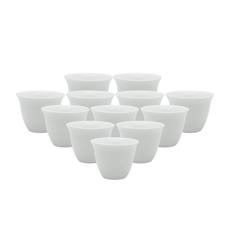 

RK PEARL CERAMIC WHITE CAWA CUP, P00001, 12 PCS SET