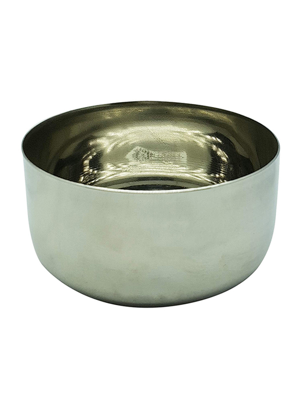 Raj 6 Steel Sada Vatti Serving Bowl, SV0006, 9.5x5 cm, Silver