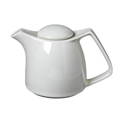 BARALEE WISH WHITE COFFEE POT WITH LID, 092802A, 700 CC (23 3/4 OZ)
