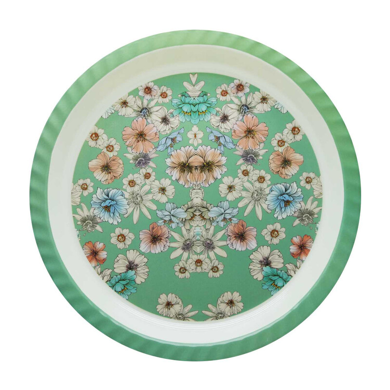 DINELITE BY RK ROUND THAL LARGE FLORAL, DLP2086FLO, 50CM