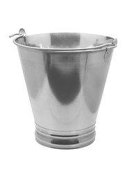 Raj 5 Ltr Stainless Steel Bucket, Silver