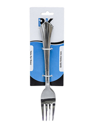 Raj 6-Piece Stainless Steel Onida Dessert Fork Set, RK0038, Silver