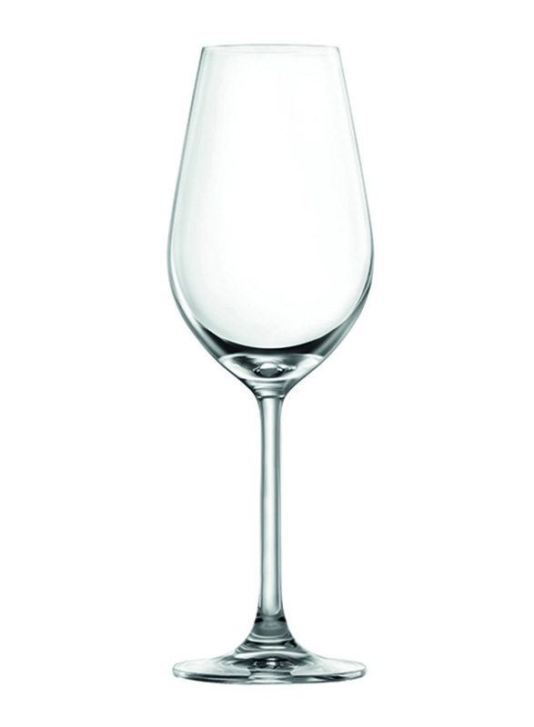 Lucaris 365ml 6-Piece Set Desire Crisp White Glass, LS10CW13, Clear