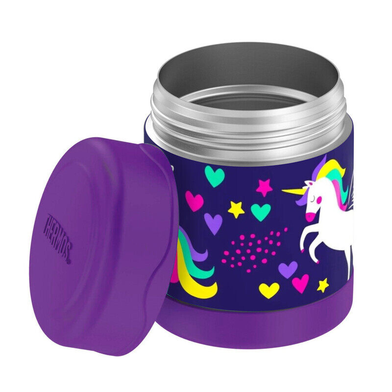 THERMOS FUNTAINER STAINLESS STEEL KIDS UNICORN JAR 290ML, F30024UGW, INSULATED FOOD JAR, LUNCH BOX , STORAGE CONTAINER, THERMAL FLASK FOR TRAVEL