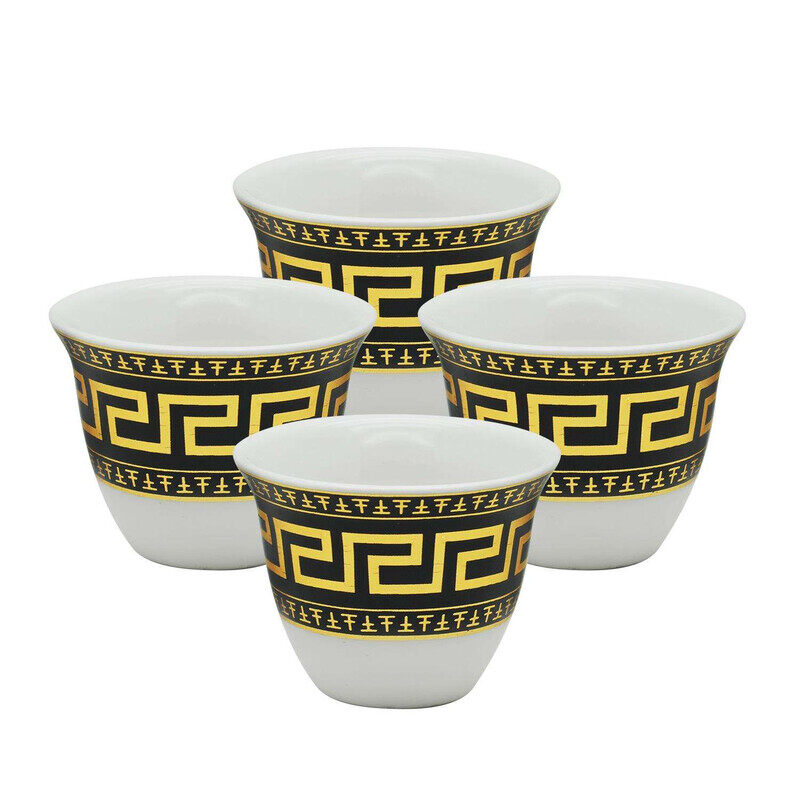 

RK PEARL CERAMIC CAWA CUP, P00007, 4 PCS SET - STYLE 4, 90ML