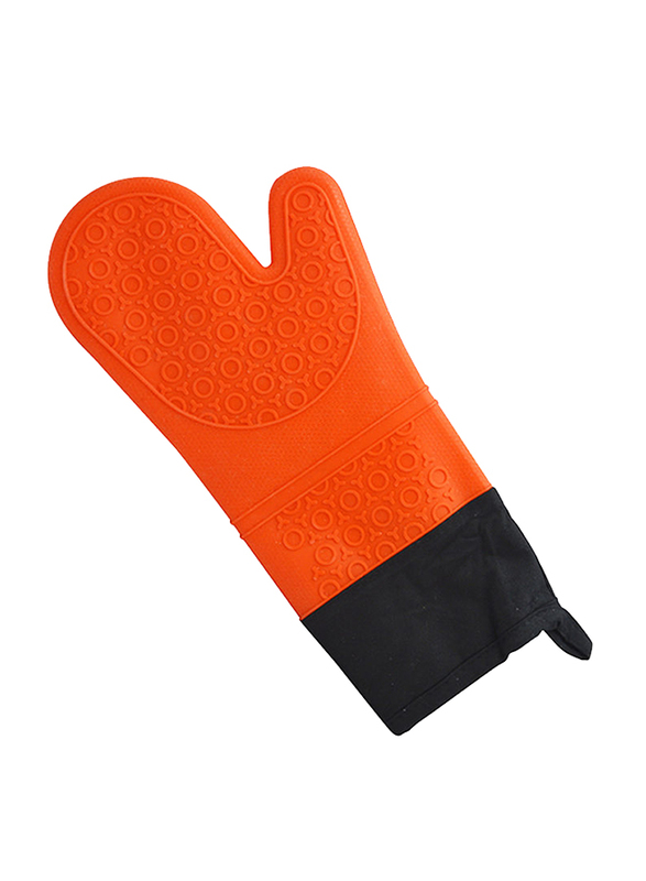 RK 36cm Silicone Oven Gloves, Orange