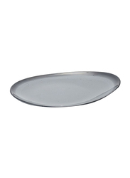 Dinewell 11.5-inch Riva Melamine Round Dinner Plate, DWP5186RG, Grey