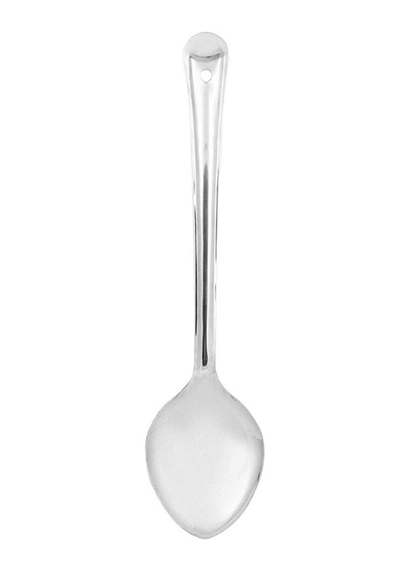 Raj 18cm Steel Basting Spoon, BS0000, Silver