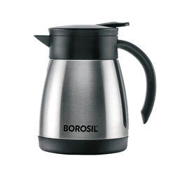 BOROSIL VACUUM INSULATED STAINLESS STEEL TEAPOT FLASK VACUUM INSULATED COFFEE POT - 500 ML