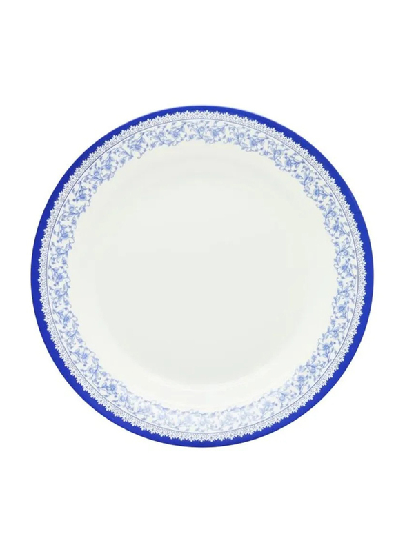 

RK 10.5-inch Symphony Melamine Soup Plate, RKM001, White/Blue