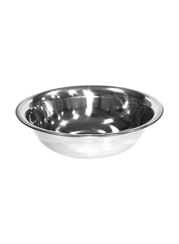 

Raj 18.5cm Stainless Steel Heavy Basin, 4.5x18.5cm, RHB009, Silver