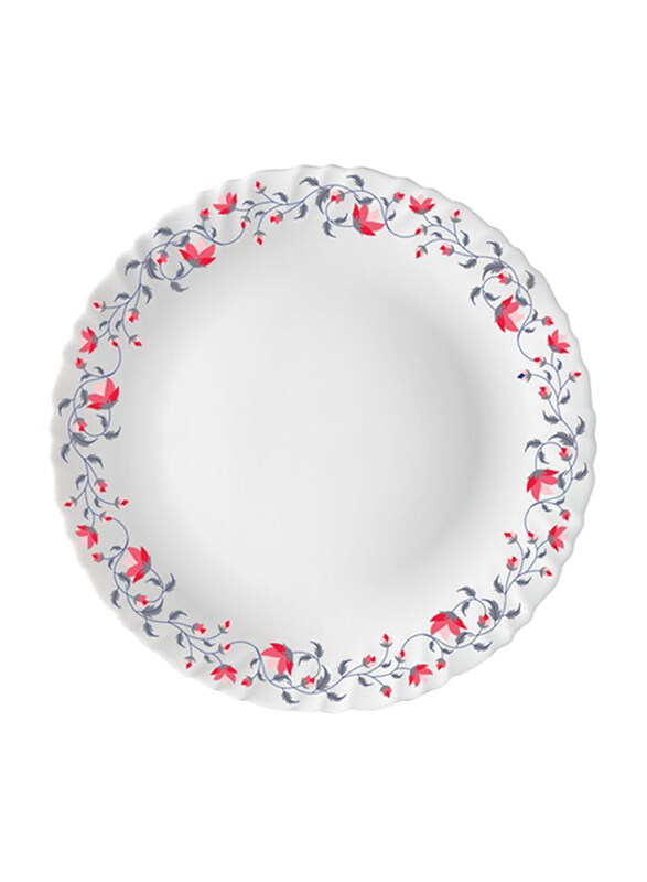 Borosil 19cm Larah Pentas Opalware Round Side Plate, 7QPFLPE, White