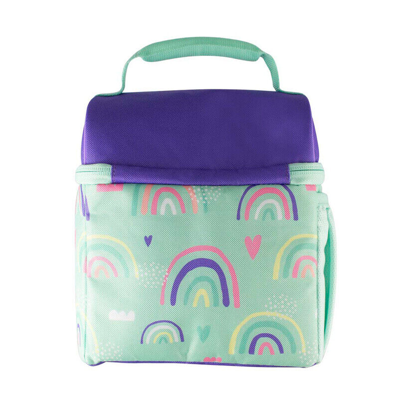 THERMOS STANDARD POP TOP REUSABLE LUNCH BAG  RAINBOWS, N112252, INSULATED TRAVEL BAG, LUNCH INSULATED TRAVEL BAG, INSULATED INSULATED TRAVEL BAG